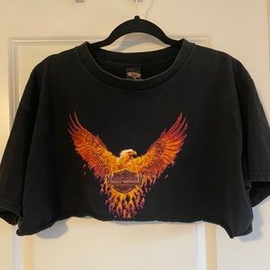 Harley Davidson Vintage Firebird Crop Top